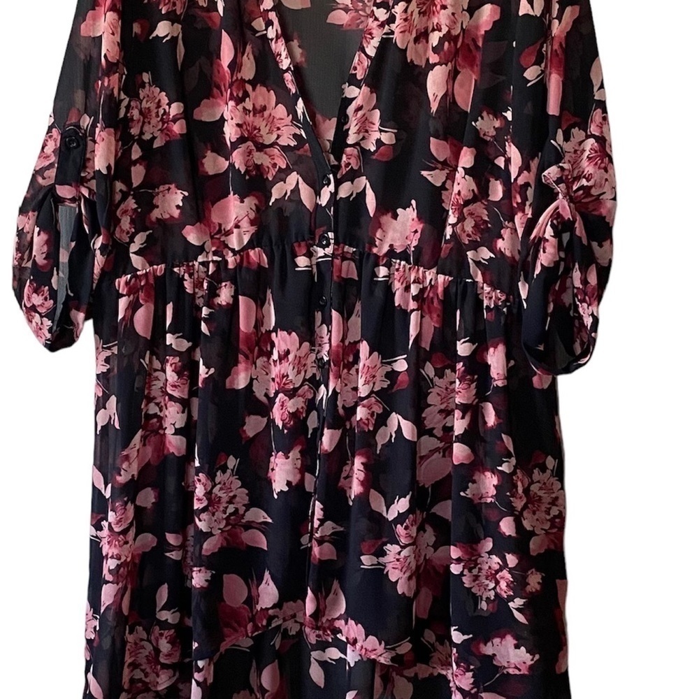 Torrid Floral Hi Low Dress